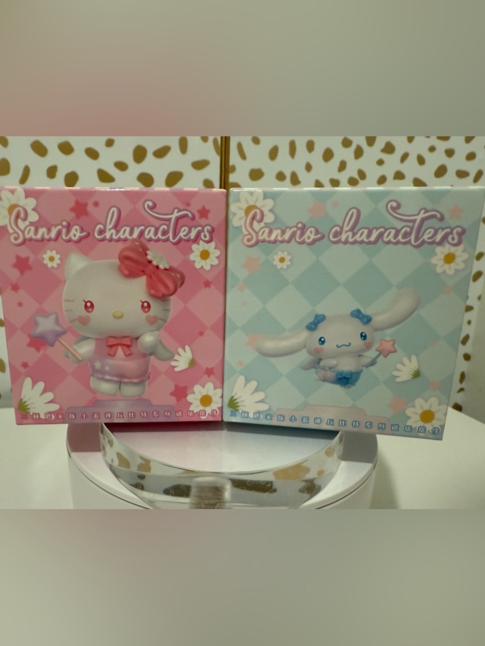 Sanrio Mini Character Duo - Pink, Light Blue NEW